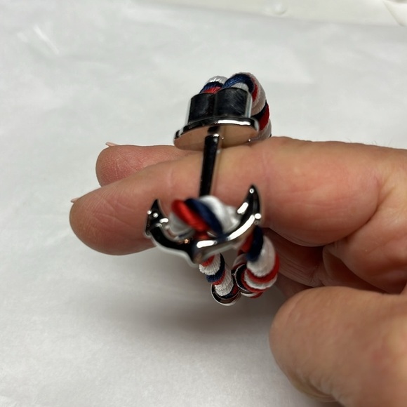 Nautical Red, White, and Blue Rope Bracelet - Picture 5 of 7